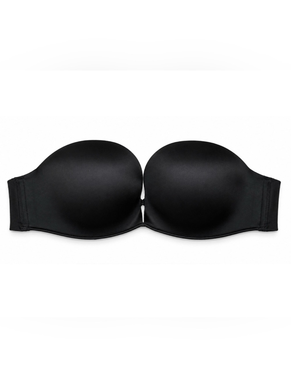 NEW VICTORIA'S SECRET BLACK BOMBSHELL ADD-2-CUPS PUSH UP STRAPLESS BRA 32DD